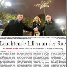 Einweihung der Maste 15.11.2016 - Quelle: Wiesbadener Tagblatt und Wiesbadener Kurier (M. Knispel)